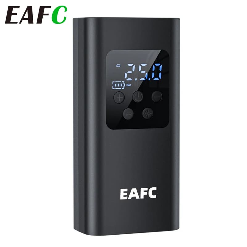 Portable Inflator Wireless Car Air Compressor with Digital Gauge for Car Motorcycle Bicycle Boat Ball