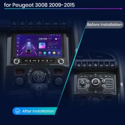 Junsun Android13 Radio Autoradio For Peugeot 3008 2009 2010 2011 2012 2013-2015 Car Intelligent Systems Apple Carplay GPS Screen