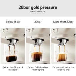 NEW Coffee Maker 1050W 1.5L Large Capacity Semi Automatic 20bar High Pressure Extraction Coffee Machine for Home Cafes