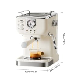 NEW Coffee Maker 1050W 1.5L Large Capacity Semi Automatic 20bar High Pressure Extraction Coffee Machine for Home Cafes