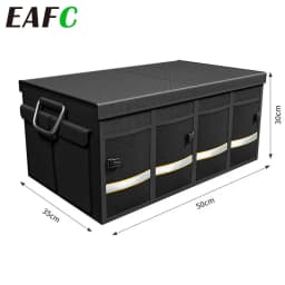 46L Big Capacity Car Storage Box Car Trunk Organizer Eco-Friendly Super Durable Collapsible Cargo Storage Auto Interior