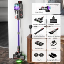COTIAR V22 650W 55kPa Wireless Vacuum Cleaner for Home Appliance Vertical Handheld Vacuum Cleaner Smart Home Removable Battery