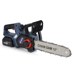 Drillpro 12 Inch Cordless Brushless Motor Electric Chainsaw with 1500mAh Lithium Battery EU Plug for Mak Batteries for Garden