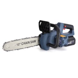 Drillpro 12 Inch Cordless Brushless Motor Electric Chainsaw with 1500mAh Lithium Battery EU Plug for Mak Batteries for Garden