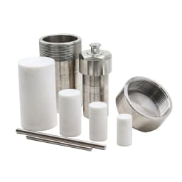 25ml PTFE Lined Hydrothermal Synthesis Autoclave Reactor 3Mpa 304 Steel High Pressure Hydrothermal Digestion Tank PTFE