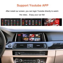 Thread free multimedia car radio Bonroad 10,25 inch Linux Carplay Android Auto for BMW Series 7 F01 F02 F03 F04 2009-2015 CIC system NBT