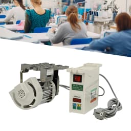 600W Industrial Sewing Machine 220V Brushless Servo Motor, Split Motor and Controller for Light to Heavy-Duty Work 500-4500RPM
