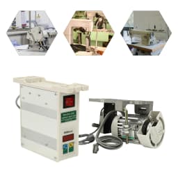 600W Industrial Sewing Machine 220V Brushless Servo Motor, Split Motor and Controller for Light to Heavy-Duty Work 500-4500RPM