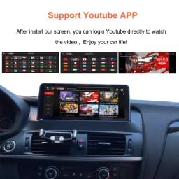 Linux multimedia touch screen without thread CarPlay Bonroad 10,25 inches for BMW X3 F25 X4 F26 2011-2017 CIC NBT Android Auto Mirror Link