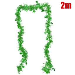 20/2M Tinsel Garland Shimmering Hanging Decorations for New Year and Christmas Tree Festive Party Ribbon New Year Decor Supplies