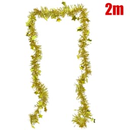 20/2M Tinsel Garland Shimmering Hanging Decorations for New Year and Christmas Tree Festive Party Ribbon New Year Decor Supplies