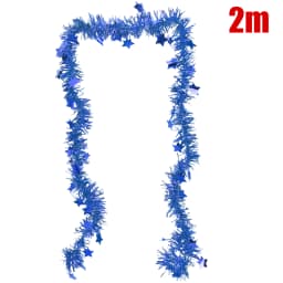 20/2M Tinsel Garland Shimmering Hanging Decorations for New Year and Christmas Tree Festive Party Ribbon New Year Decor Supplies