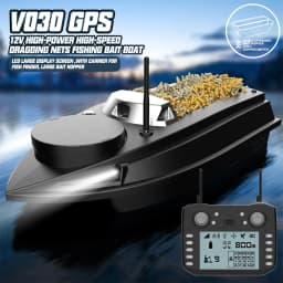 Portable 800m GPS Fishing Bait Boat 9 Fishing Grounds 180 Points Bait Boat 6.6lbs Loading Support Automatic Cruise Return