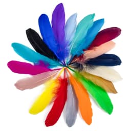 20-1000pcs Natural Big Goose Feather Craft Jewelry Carnival Party 15-20CM Colorful Goose Feather for Home Handicraft Decor Plume
