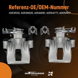 Pair Rear Brake Caliper for Iveco Daily Mk3 Mk4 Mk5 1999-2014 504113573 52mm