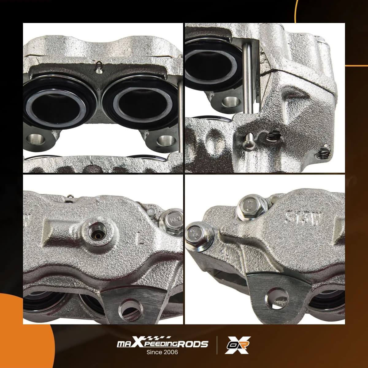 Pair Front Brake Caliper Calipers for Toyota Hilux Pickup LN106 LN107 LN111 FJ70