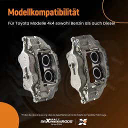 Pair Front Brake Caliper Calipers for Toyota Hilux Pickup LN106 LN107 LN111 FJ70