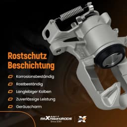 Rear Left Brake Caliper for Vauxhall Cascada 2013- Opel Mokka 2012- 542110 38mm