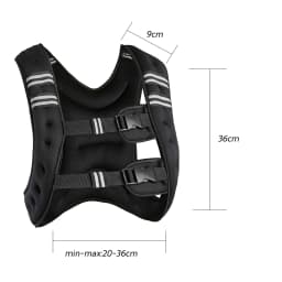 Weighted Vest for Weight Training, Adjustable Size, Convenient Pocket, Iron Sand Weighted Vest, Ideal for Gym Sessions, Yoga, and Aerobic Exercise
