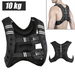 Weighted Vest for Weight Training, Adjustable Size, Convenient Pocket, Iron Sand Weighted Vest, Ideal for Gym Sessions, Yoga, and Aerobic Exercise