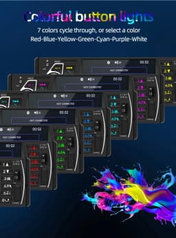 ESSGOO 4.1"Universal 1 DIN capacitive IPS digital display Multimedia MP5 Car Stereo Radio BT USB AUX TF FM SWC 7Colors Handsfree