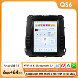 9.7'' Car Radio Multimedia Player for Toyota Land Cruiser Prado 120 Lexus GX470 2002-2009 Car GPS Wireless Carplay 6115 HeadUnit