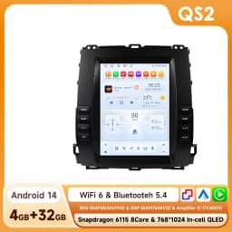 9.7'' Car Radio Multimedia Player for Toyota Land Cruiser Prado 120 Lexus GX470 2002-2009 Car GPS Wireless Carplay 6115 HeadUnit