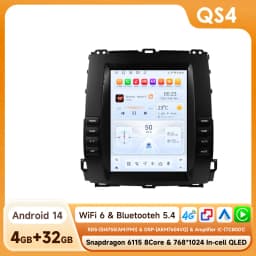 9.7'' Car Radio Multimedia Player for Toyota Land Cruiser Prado 120 Lexus GX470 2002-2009 Car GPS Wireless Carplay 6115 HeadUnit