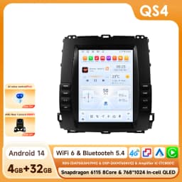9.7'' Car Radio Multimedia Player for Toyota Land Cruiser Prado 120 Lexus GX470 2002-2009 Car GPS Wireless Carplay 6115 HeadUnit