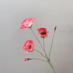 Wedding Party Decoration Poppy Artificial Flowers 65cm Long Stem Fake Flowers For Home Decors DIY Day of Dead Flower Arrangement