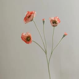 Wedding Party Decoration Poppy Artificial Flowers 65cm Long Stem Fake Flowers For Home Decors DIY Day of Dead Flower Arrangement