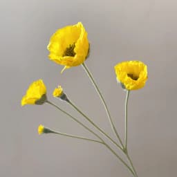 Wedding Party Decoration Poppy Artificial Flowers 65cm Long Stem Fake Flowers For Home Decors DIY Day of Dead Flower Arrangement