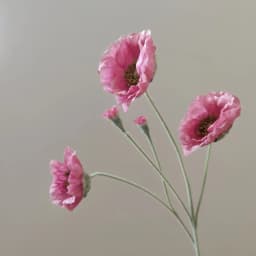 Wedding Party Decoration Poppy Artificial Flowers 65cm Long Stem Fake Flowers For Home Decors DIY Day of Dead Flower Arrangement