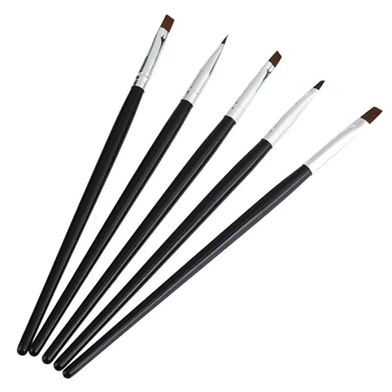 5Pcs Dental Resin Brush Pens Dental Shaping Silicone Adhesive Composite Porcelain Teeth Dentist Tools Dentistry Lab Tool