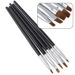 5Pcs Dental Resin Brush Pens Dental Shaping Silicone Adhesive Composite Porcelain Teeth Dentist Tools Dentistry Lab Tool