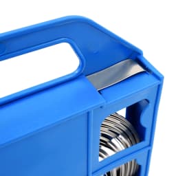 304 Stainless Steel Strapping Coil, Banding Tool with Plastic Tray for Cable Signage Bundling in Construction Marine Electrical