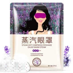 4Pcs Lavender Steam Eyeshade Disposable Fatigue Relief Eye Mask Relax Sleeping Eyeshield Improve Circulation Hot Eyeshade