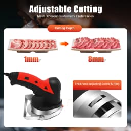 Electric Shawarma Knife Kebab Slicer Handheld Roast Meat Cutting Machine Gyro for BBQ 220-240v