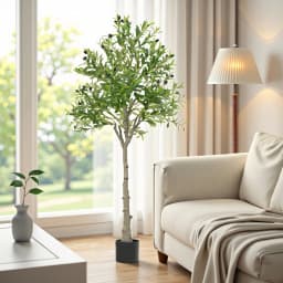 Faux Olive Tree - Realistic Artificial Plant for Home Decor Office & Wedding Perfect for Living Room Balcony & Event Styling