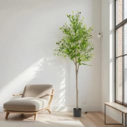 Faux Olive Tree - Realistic Artificial Plant for Home Decor Office & Wedding Perfect for Living Room Balcony & Event Styling