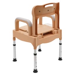 Portable Bedside Commodes Chair Adjustable Commode Toilet Chair Home Use for the Elderly, Disabled, etc Grey White/Khaki