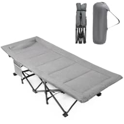 Camping Cot Sun Loungers Portable Folding Bed Outdoor Fishing Assisted Recliner For Camping Patio Pool Indoor Outdoor