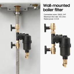 Magnetic Water Heater Filter DN20 Pre-filter Boiler Magnetic Filter For Underfloor Heating Systems
