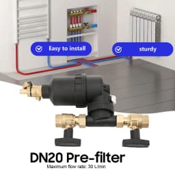 Magnetic Water Heater Filter DN20 Pre-filter Boiler Magnetic Filter For Underfloor Heating Systems