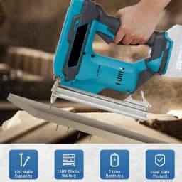 Brushless Wireless Cordless F30 Electric Nail Gun Home Nail drive Stapler Woodworking Lithium Battery Suitable For 21V Battery