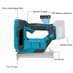 Brushless Wireless Cordless F30 Electric Nail Gun Home Nail drive Stapler Woodworking Lithium Battery Suitable For 21V Battery