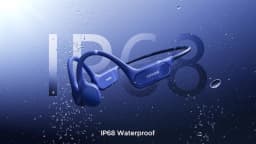 DOOGEE BoneBeat Swim Lite Bone Conduction Sports Headphones Wireless Bluetooth 5.4 Headset IP68 Waterproof With Microphone 32GB
