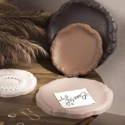 Rock Storage Tray Gypsum Mold Diy Epoxy Resin Cement Silicone Mold Home Decoration Coaster