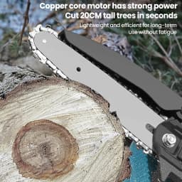 600W 6-Inch Mini Chainsaw Handheld Pole Pruner with 3-Speed Telescopic Adjustment Electric Saw for Pruning Tree Branches