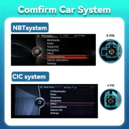 BONROAD 10.25'' Wireless Carplay Android Auto Audio Car Radio Linux system For BMW 5 Series F10 F11 NBT CIC System GPS Navigation Multimedia Touch Screen Mirrorlink Airplay Autolink